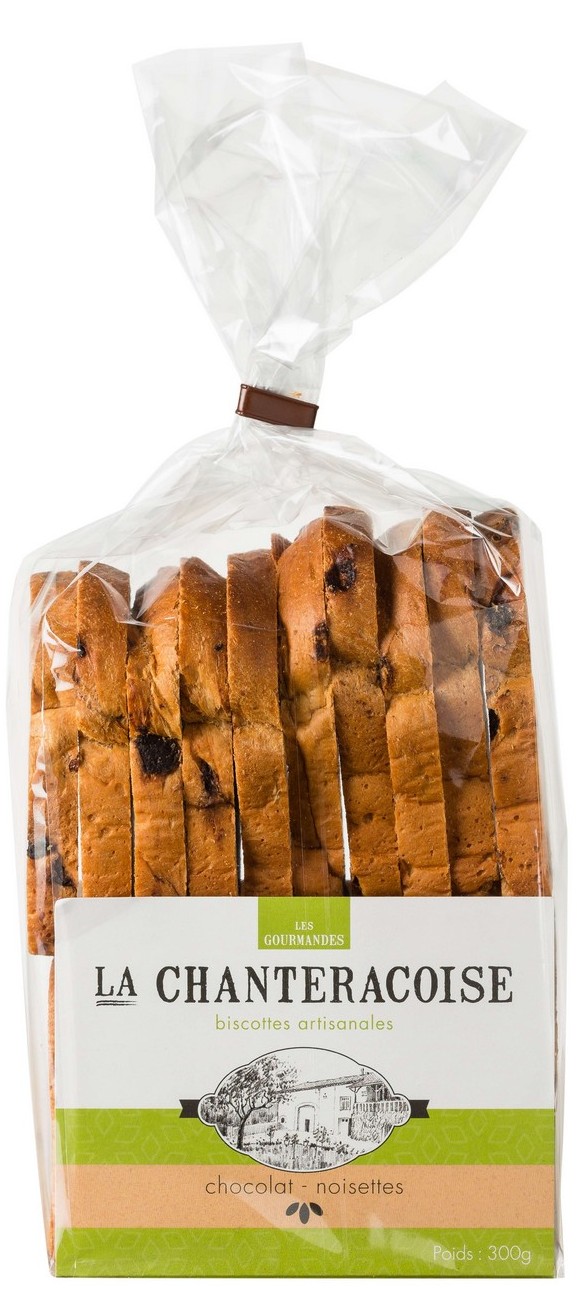 BISCOTTES GOURMANDES CHOCOLAT NOISETTES 300G