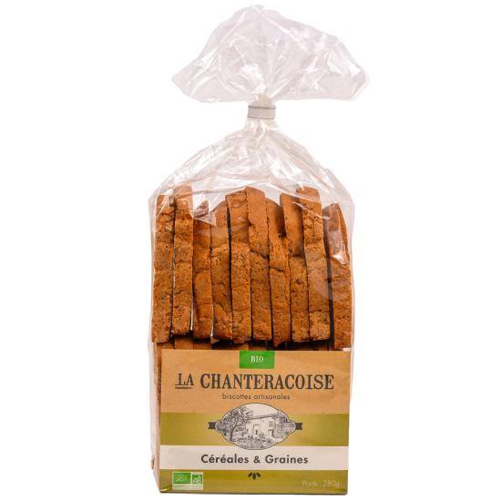 BISCOTTES BIO* CEREALES GRAINES ARTISANALES 280G