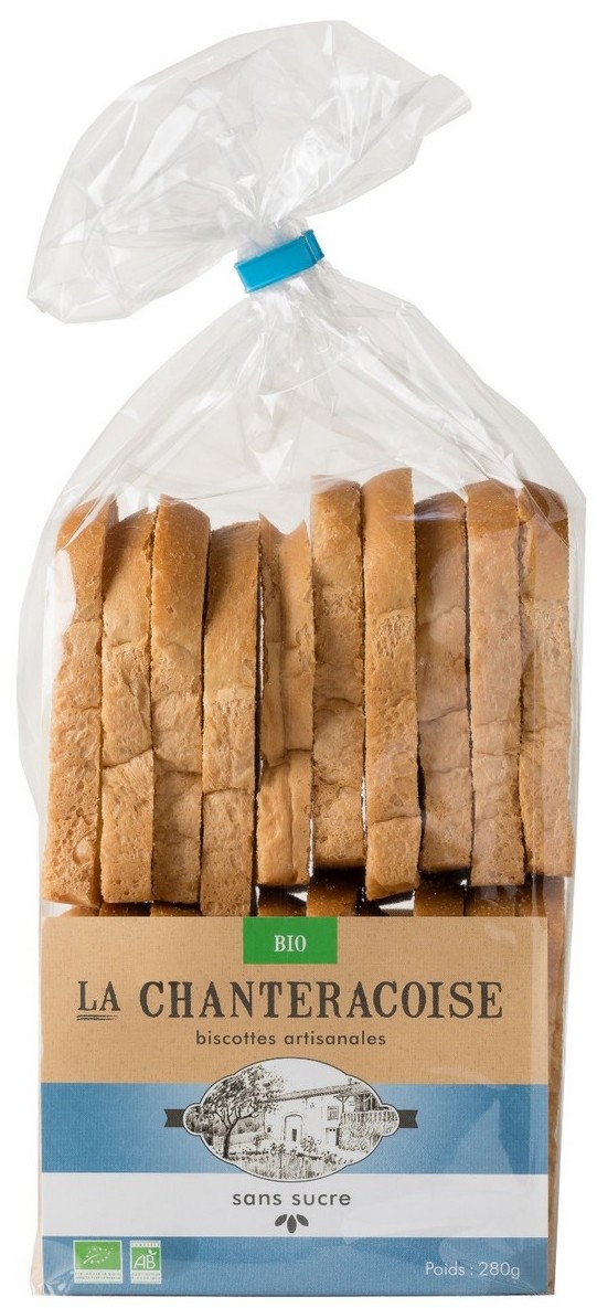 BISCOTTES BIO* SANS SUCRE 280G