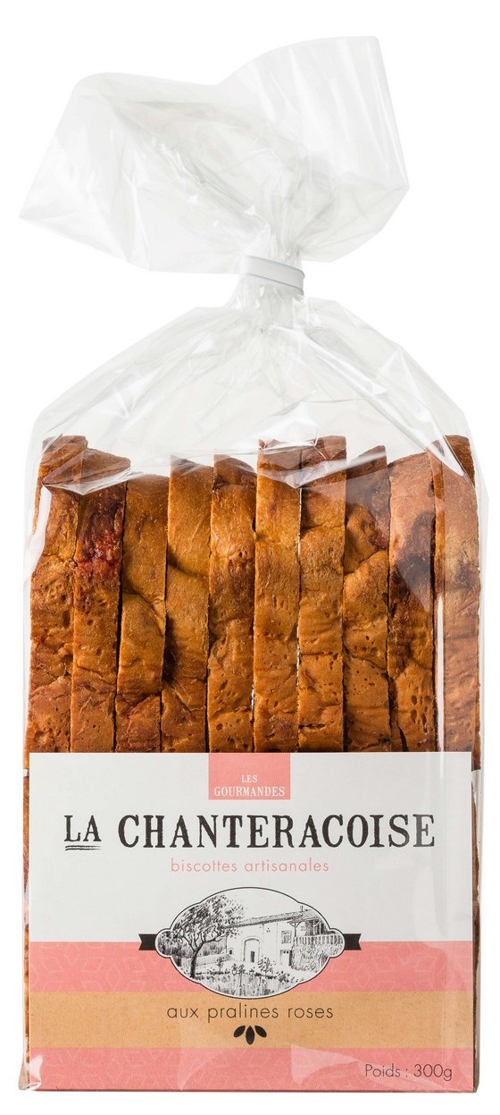 BISCOTTES GOURMANDES PRALINES ROSES 300G