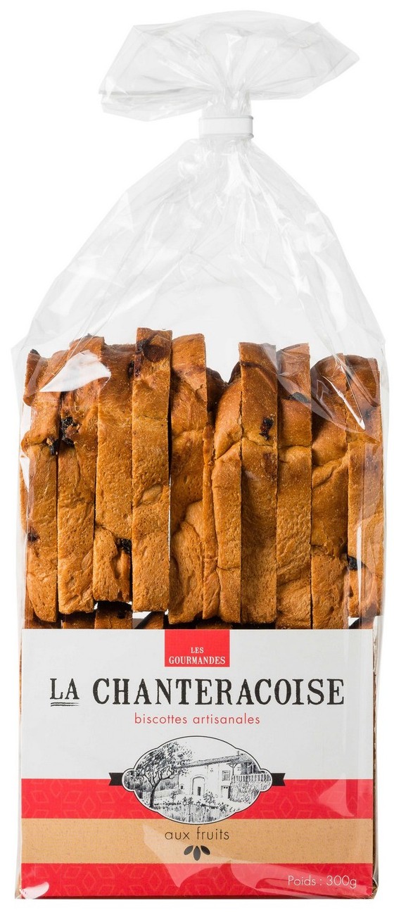 BISCOTTES GOURMANDES FRUITS 300G