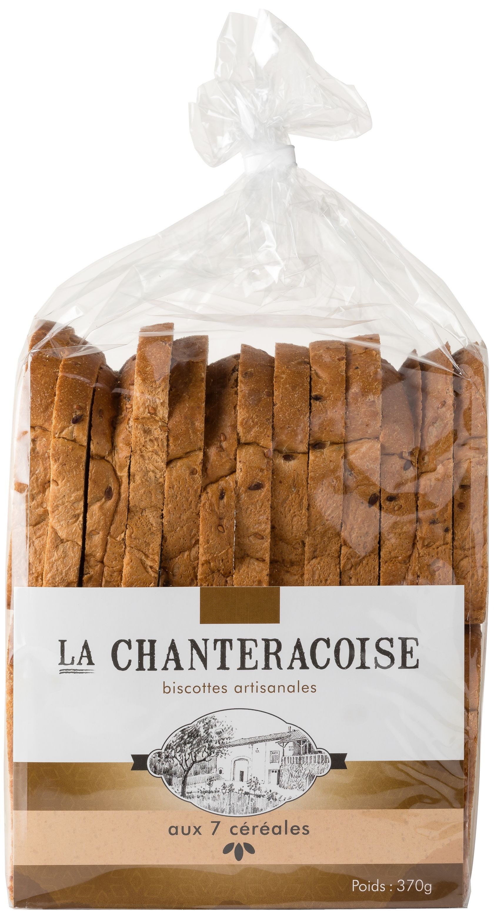 BISCOTTES 7 CEREALES ARTISANALES 370G