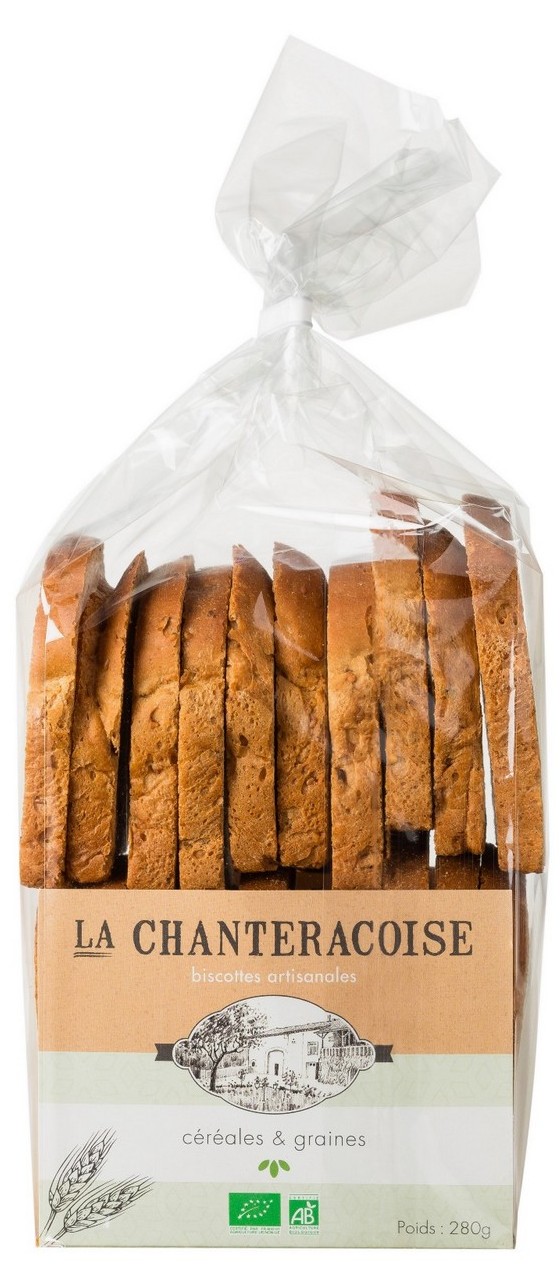 BISCOTTES BIO* CEREALES GRAINES 280G