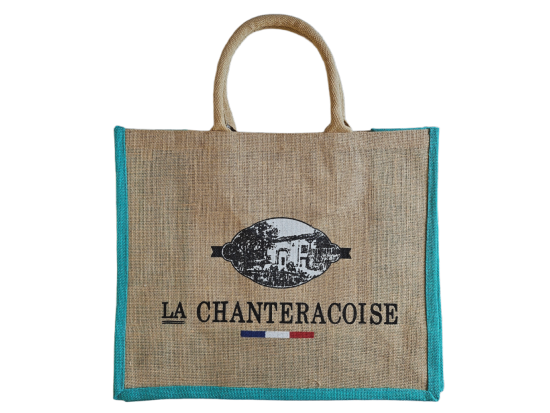 SAC JUTE LA CHANTERACOISE BLEU 