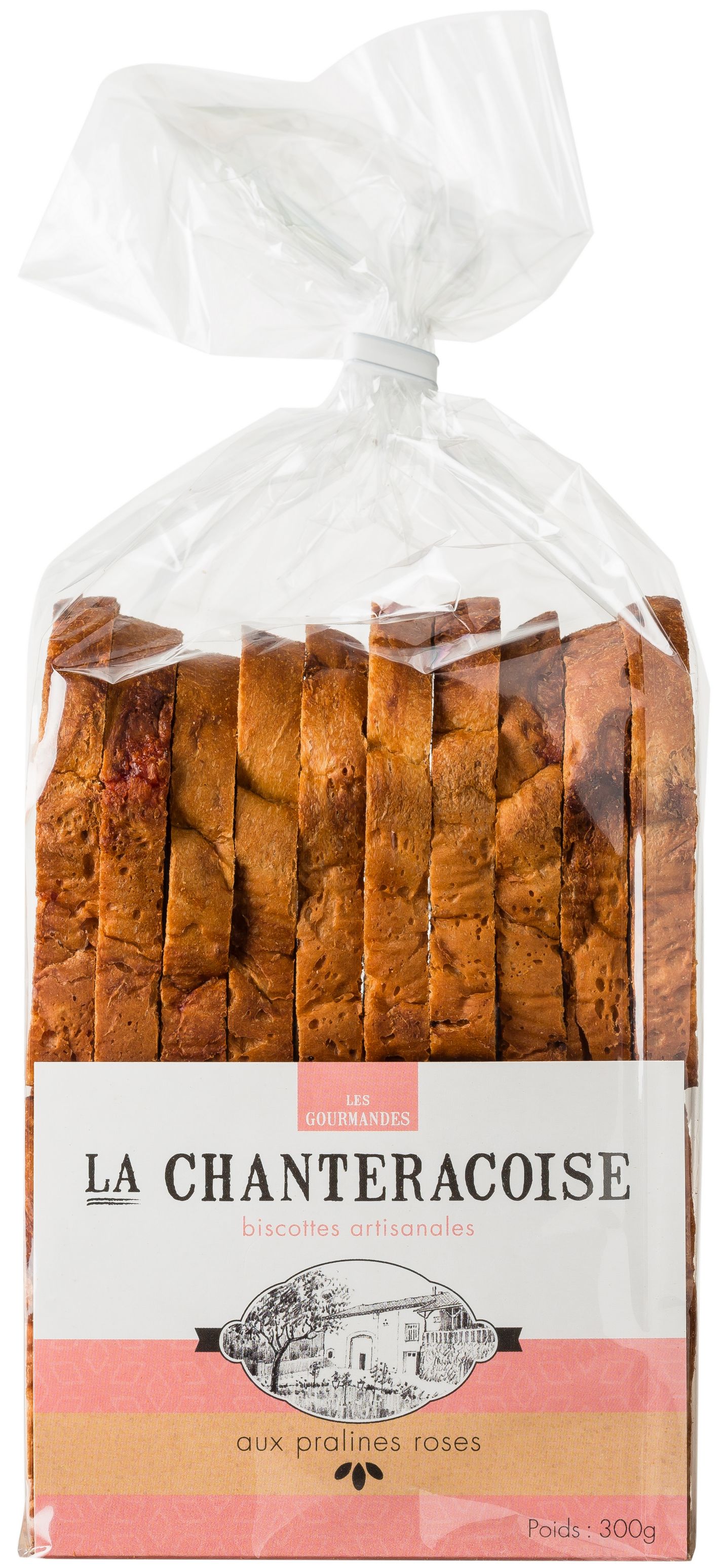 BISCOTTES GOURMANDES PRALINES ROSES ARTISANALES 300G