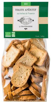 TOASTS BIO* HERBES DE PROVENCE 140G