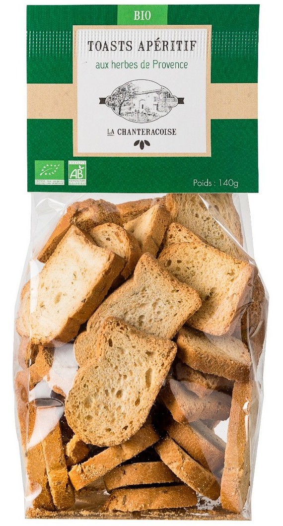 TOASTS BIO* HERBES DE PROVENCE 140G