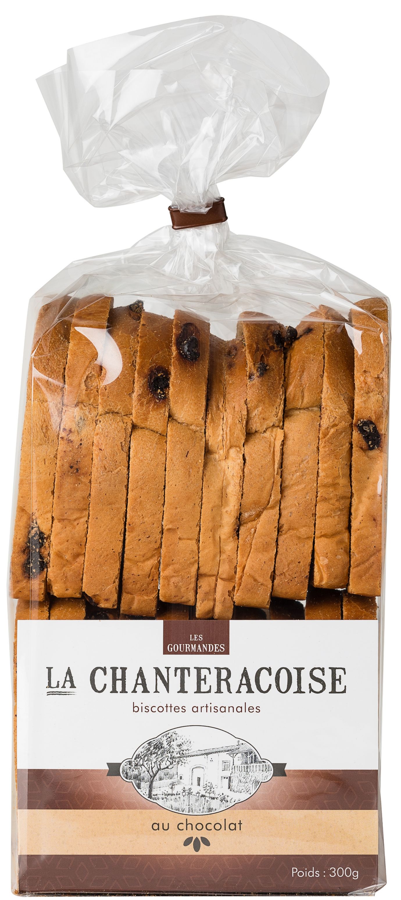 BISCOTTES GOURMANDES CHOCOLAT ARTISANALES 300G 