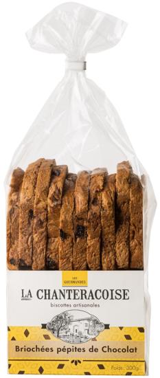 BISCOTTES GOURMANDES BRIOCHEES CHOCOLAT 300G